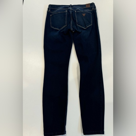 2/$20 Women's Guess Power Skinny Dark Blue Jeans - Picture 8 of 8